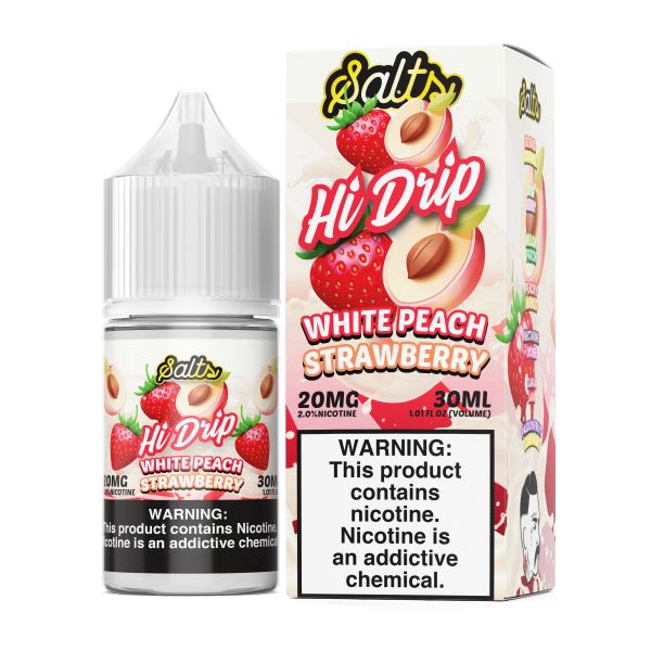 Hi-Drip Salts White Peach Strawberry