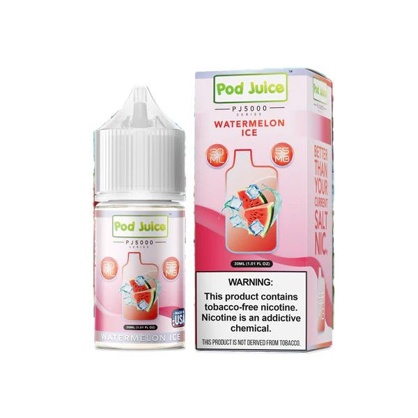 Pod Juice Salt PJ5000 Watermelon Ice