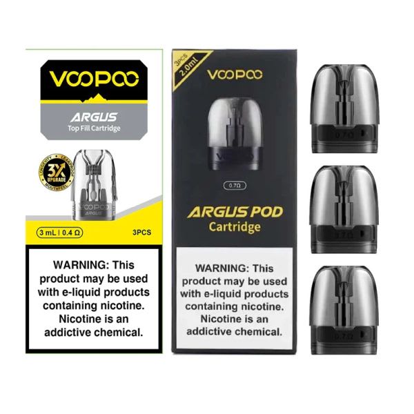 VooPoo Argus Top Fill Cartridge - 3 Pack
