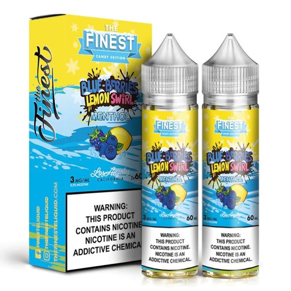 The Finest Blue-Berries Lemon Swirl Menthol - 2 Pack