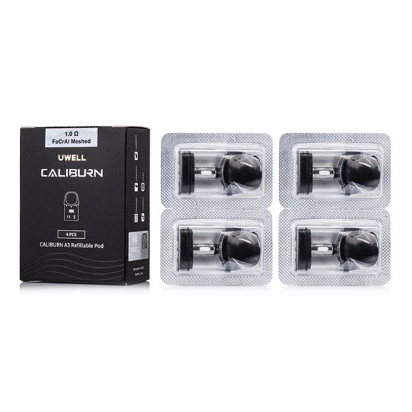 Uwell Caliburn A3S Replacement Pod - 4 Pack