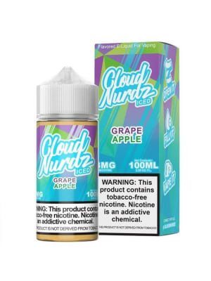 Cloud Nurdz Iced Grape Apple Vape Juice
