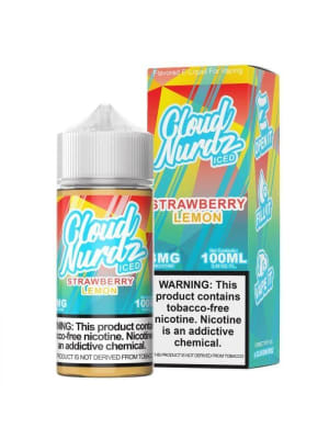 Cloud Nurdz Strawberry Lemon Iced Vape Juice