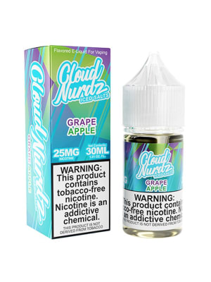 Cloud Nurdz TFN Grape Apple Salts Iced