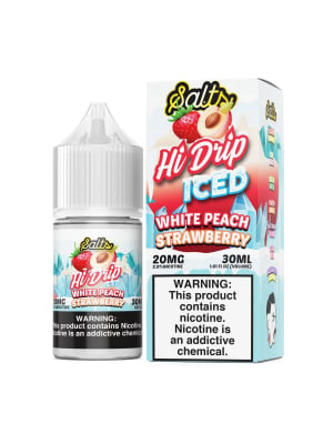 Hi-Drip Salts White Peach Strawberry Iced
