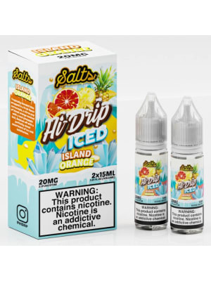 Hi-Drip Salts Iced Island Orange - 2 Pack