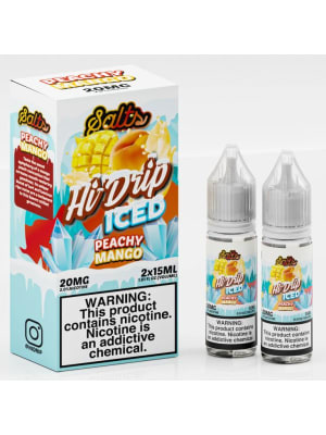 Hi-Drip Salts Iced Peachy Mango - 2 Pack
