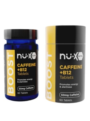 NU-X Boost Caffeine/B12 Chewable Tables - 60 Count