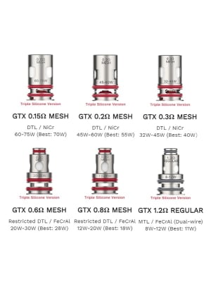 Vaporesso GTX Replacement Coil - 5 Pack