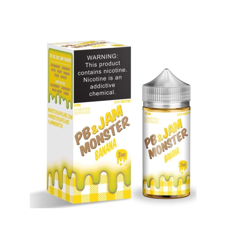 Jam Monster PB & Banana Peanut Butter Eliquid Vaporbeast