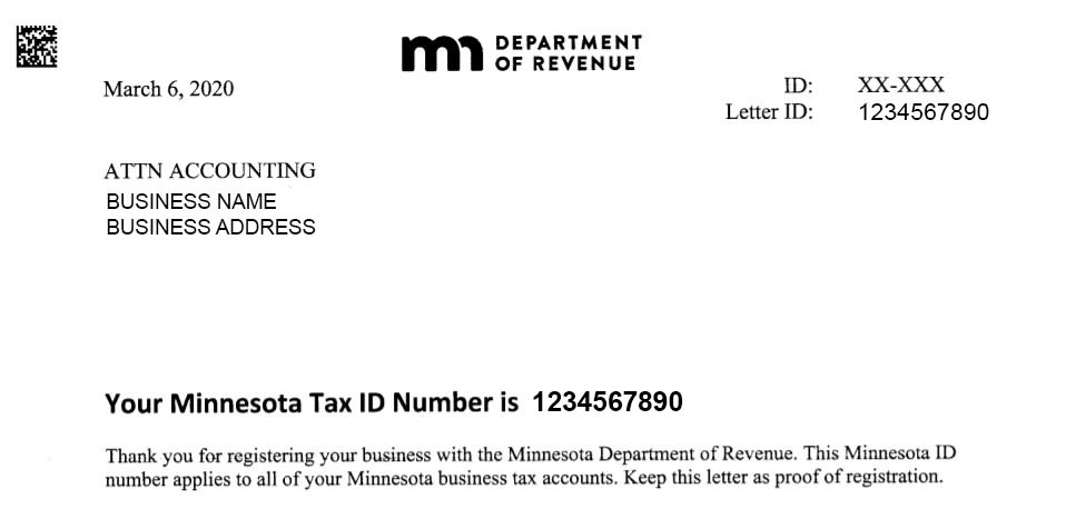 Minnesota tax permit