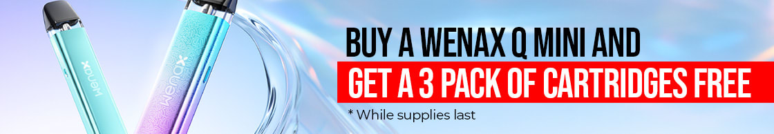 BUY A WEENAX Q MINI AND GET A 3 PACK OF CARTRIDGES FREE