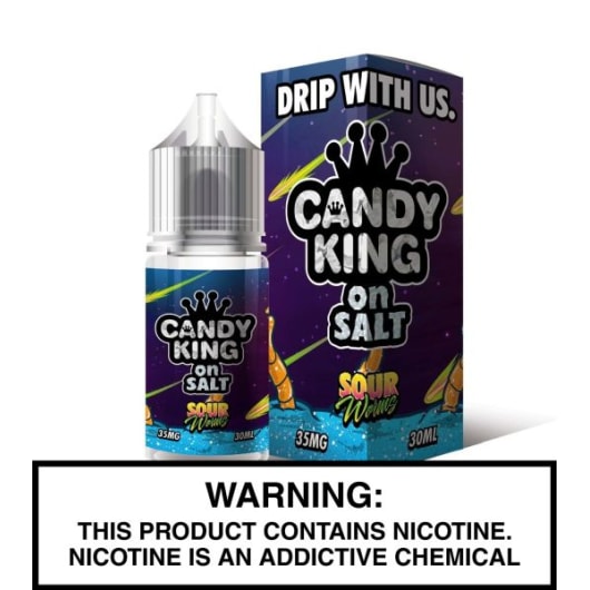 Candy King On Salt Sour Worms Nicotine Salts Vaporbeast