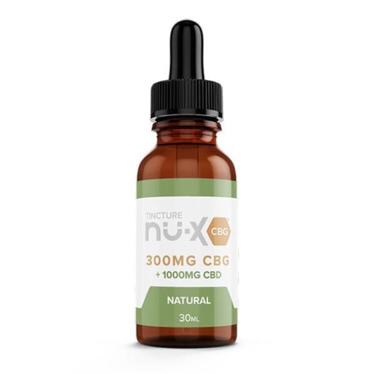Nu-X CBG Tincture Natural - CBD 1000 mg | CBD Tinctures ...