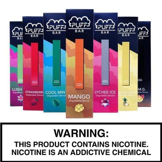 Puff Bar Disposable 10 Pack Disposables Vaporbeast