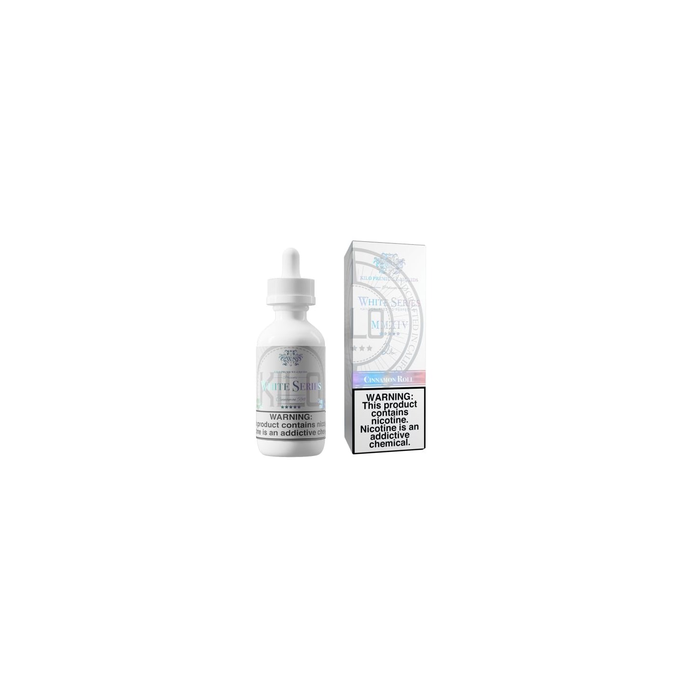 Cinnamon Roll 60ml EJuice Kilo White Series Vape Liquid